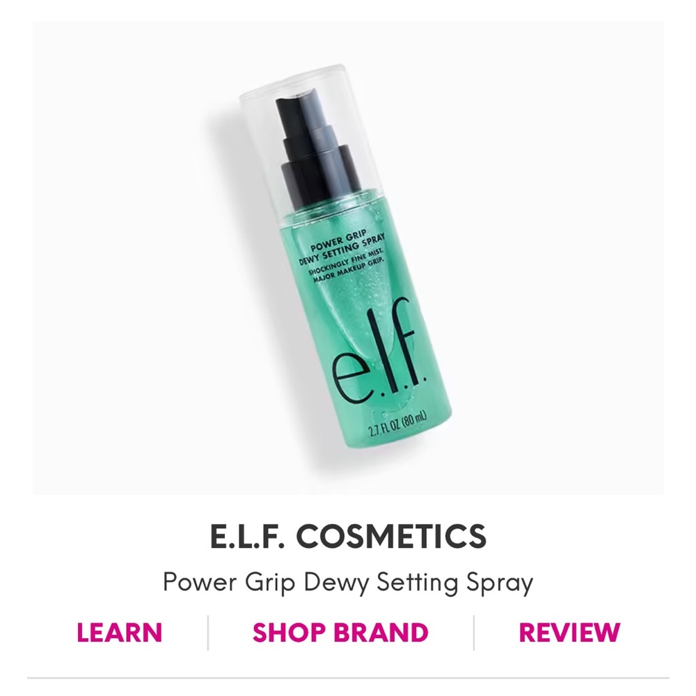 E.L.F. Cosmetics Power Grip Dewy Setting Spray